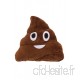 Emoti Brown Poop Emoji Plush Cushion by Emoti - B01BRMGP6M